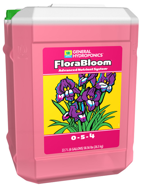 General Hydroponics FloraBloom 0-5-4 (6 gallons) in Bulk(718025) UPC 793094014373