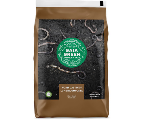 Gaia Green Organics Worm Castings (30 liter bags) in Bulk