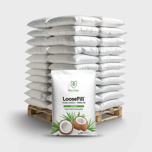 FloraFlex Buffered 50 Liter LooseFill Bags, 70/30 Coco + Perlite in Bulk
