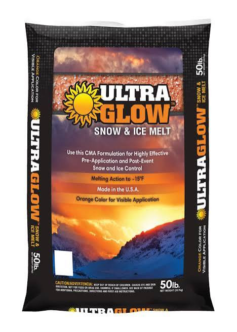Ultraglow Ice Melt with CMA (50 pound bags) in Bulk