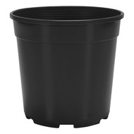 The HC Companies Thermoformed Black Plastic Round Pots (1 gallon) in Bulk