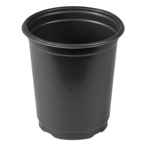 Round Black Plastic Pots (1 Quart) in Bulk