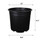 The HC Companies Thermoformed Black Plastic Round Pots (5 gallons) in Bulk (2)