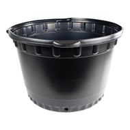 The HC Companies Thermoformed Black Plastic Round Blow Molded Pots (45 gallons) in Bulk