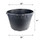 The HC Companies Thermoformed Black Plastic Round Blow Molded Pots (65 gallons) in Bulk (2)