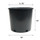 The HC Companies Squat Injection Black Plastic Round Nursery Pots (5 gallons) in Bulk (2)