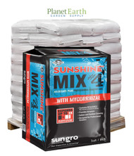 SunGro Horticulture Sunshine #4 with Mycorrhizae (3 cubic foot bales) in Bulk (714743) UPC: 10064277064094