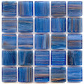 Hakatai aventurine Lapis lazuli 1x1 glass tile