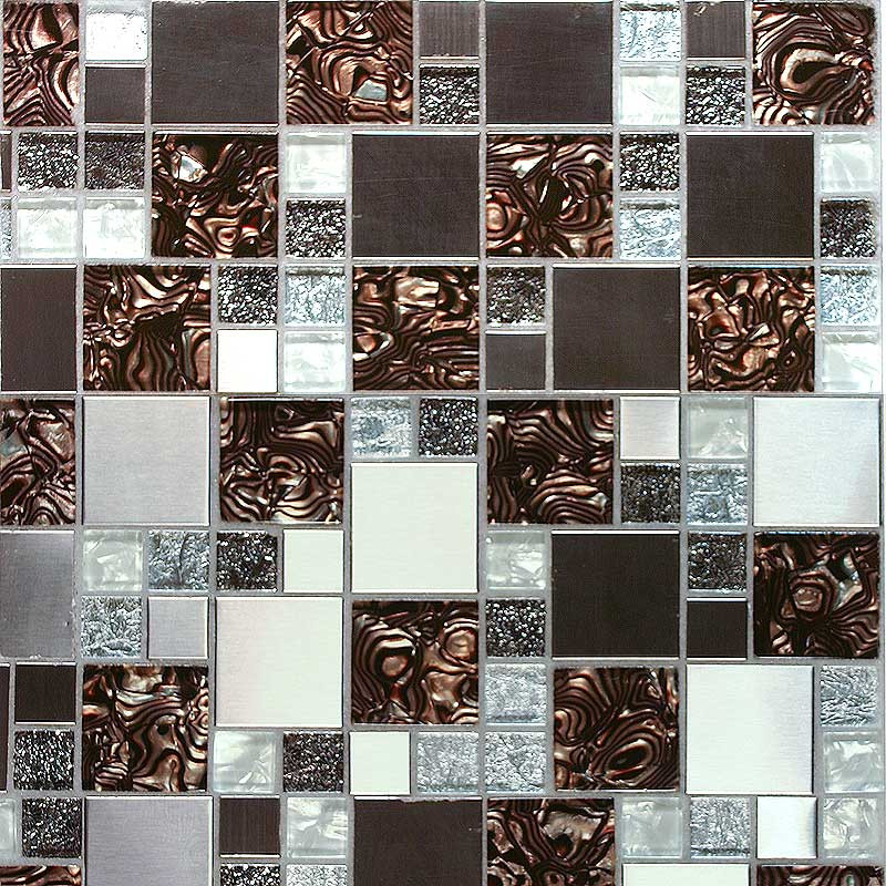 Blue River mosaic glass tile Boreal Florencia