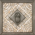 Pineapple Mosaic Tile Backsplash Medallion 12 inches