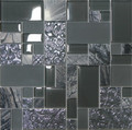 Unicorn Glass Tile Swirl Grey
