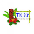 Tiki Bar mosaic pool inlay 