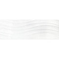 Porcelain Tile.  Flow Wave Bianco 12 x 36