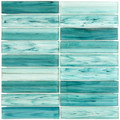 Glass Tile Brook Stacked Teal