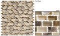 Nova Glass Tile Mosaic. Series Americana, Apple Pie