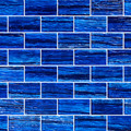 Glass Tile Mosaic Pool tile. Mirage Marina Blue 
