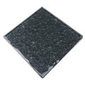 Glass Tile Mosaic Pool tile. Moonscape Black 6x6