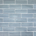 Glass Tile Mosaic Pool tile. Pinnacle Metallic Gray