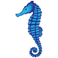 Seahorse Blue Left mosaic pool inlay 