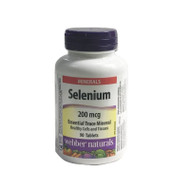 Webber Naturals Selenium  200mcg  90 Tablets(加拿大 Webber Naturals 新生硒  200mcg  90粒入)