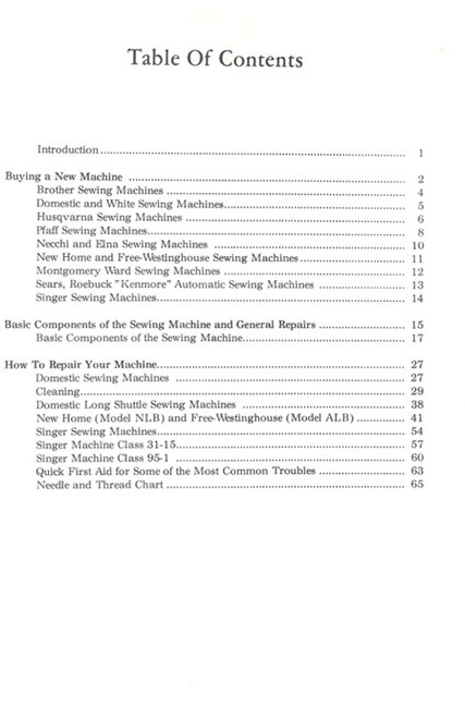 The Complete Sewing Machine Repair Book