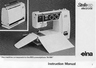 Elna Stella SP Instruction manual