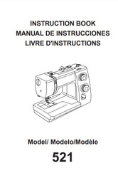 Janome - New Home Sewist 521 Sewing Machine Instruction Manual
