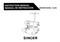 Singer 14J334 and Globe M28 Instruction Manual