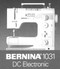 Bernina 1031 DC Sewing machine PDF instruction manual in  English
