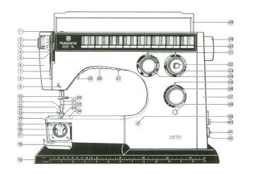 Husqvarna Viking SL-6000 6460  Sewing machine instruction manual