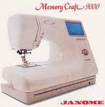 Janome Memory Craft MC9000 Sewing Machine