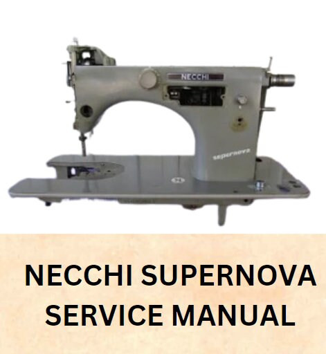 Necchi Supernova Service Manual Sewing Machine