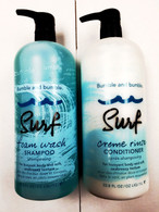 Bumble and Bumble Surf Foam Wash Shampoo and Surf Creme Rinse Conditioner 33.8 Oz