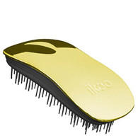 Ikoo Home Detangling Hair Brush - Black/Soleil Metallic
