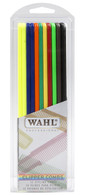 Wahl Professional Styling Clipper Combs in Assorted Colors - Great for Barbers and Stylists - Model 3206-200