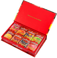 Akbar Premium Quality Tea Fruit Flavored Black Tea Bags 80 Bags in a Gift Box (160 g / 5.6 oz)