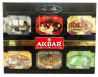 Akbar Classic Tea Collection 6 Packs of 10 Tea Bags