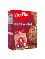 Uvelka Buckwheat Boil In Bag, 5 ct x 2.8 oz, Net weight 14 Ounce/400 Gram