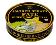 Baltic Gold Smoked Sprats in a Can (Sprats Pate, 3 Pack)