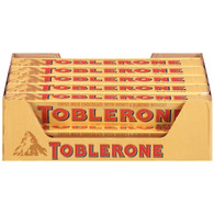 Toblerone Swiss Milk Chocolate Candy Bars with Honey and Almond Nougat, 20 - 3.52 oz Bars