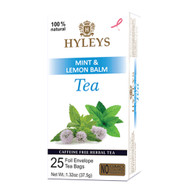 HYLEYS Tea 12 Pack of Sleep Herbal 25 Bags Natural Decaf, Lemon Balm, 300 Count
