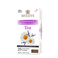 HYLEYS Tea 12 Pack of Hyleys Lavender Blossom Herbal Tea - 25 Tea Bags 