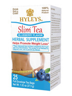 Hyleys Slim Tea Blueberry Flavor -Supplement Cleanse Detox-25 Tea Bags (12 Pack)