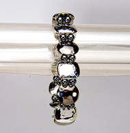 Magnetic Therapy Bracelet with White Zircon