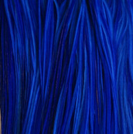 Long Solid Blue Feather Extensions