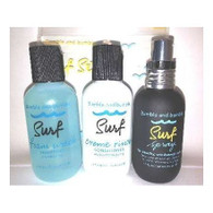 Bumble and Bumble Surf Foam Wash Shampoo Creme Rinse Conditioner & Surf Spray Travel Set 1.7 Oz