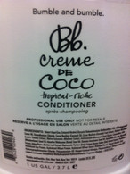 Bumble and Bumble Creme De Coco Conditioner Professional Size Gallon