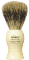 Kingsley Badger Shave Brush - White # 28