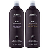 Aveda Invati Exfoliating Shampoo 33.8 oz & Thickening Conditioner 33.8 oz SET