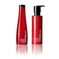 Shu Uemura Art of Hair Color Lustre Sulfate Free Shampoo (300ml) and Conditioner (250ml) Gift Set with WONDER WORKER